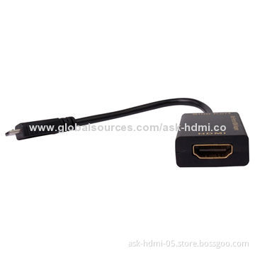 Slim Port to HDMI Female Adapter Cable, HDMI 1.4V